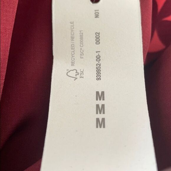 Old Navy Red Printed Sleeve Shift Dress. Size Medium. NWT. Minimalist Lagenlook. - Picture 12 of 12